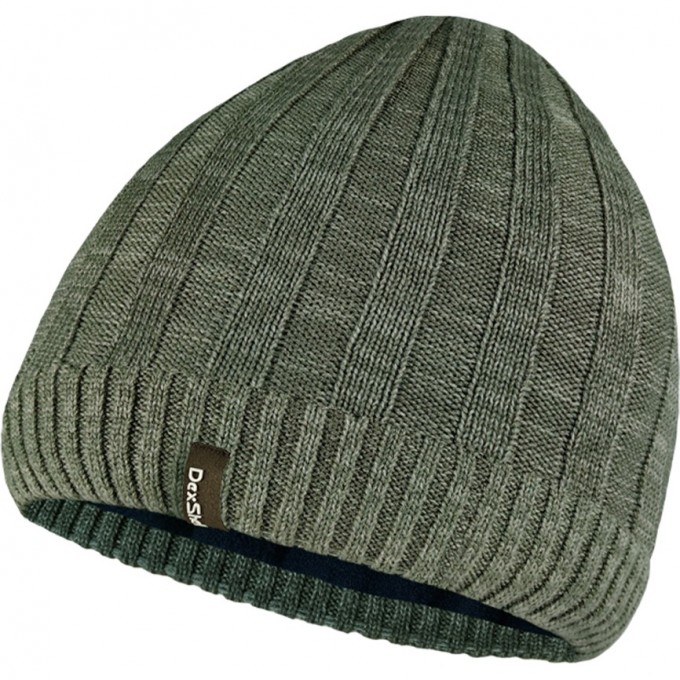 Bодонепроницаемая шапка DEXSHELL HEATHERED RIB KNIT BEANIE зеленый DH32405MBL