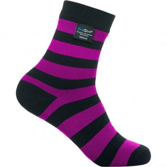 Носки водонепроницаемые DEXSHELL Ultralite Bamboo Sock Black-Pink DS643P, размер M